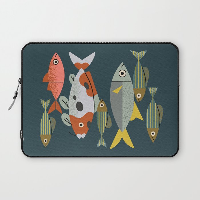 Pond Fishes Laptop Sleeve Gallery Image 1