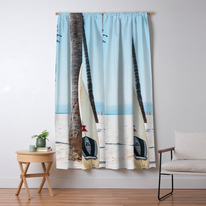 Surfing Day Window Curtain Gallery Image 1