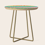 Pop Pattern Collage | PATTERN 10: The Retro Edition Side Table Gallery Image 1