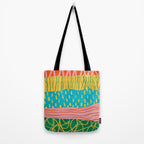 Pop Pattern Collage | PATTERN 10: The Retro Edition Tote Bag Gallery Image 2