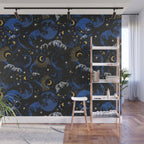 Night sky of stars abstract D Wall Mural Gallery Image 1