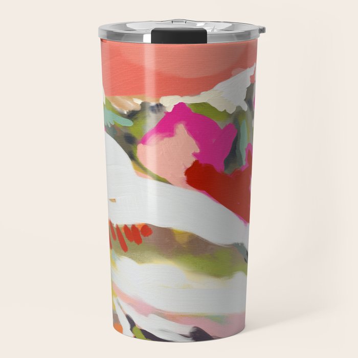 peachy sky Travel Mug Gallery Image 1