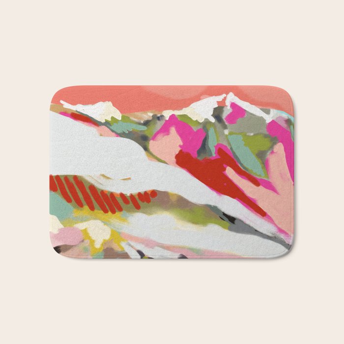 peachy sky Bath Mat Gallery Image 1