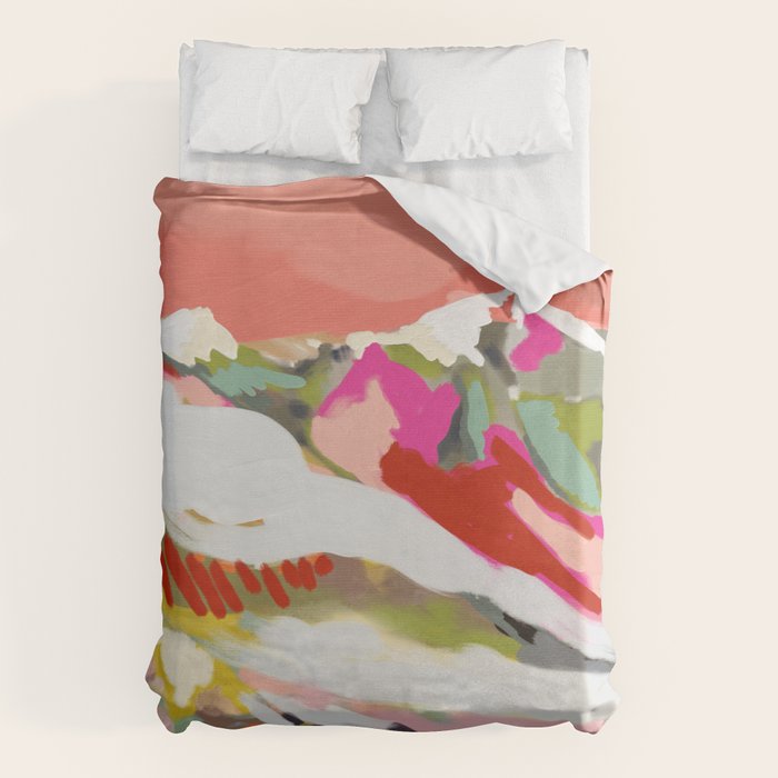 peachy sky Duvet Cover Gallery Image 1