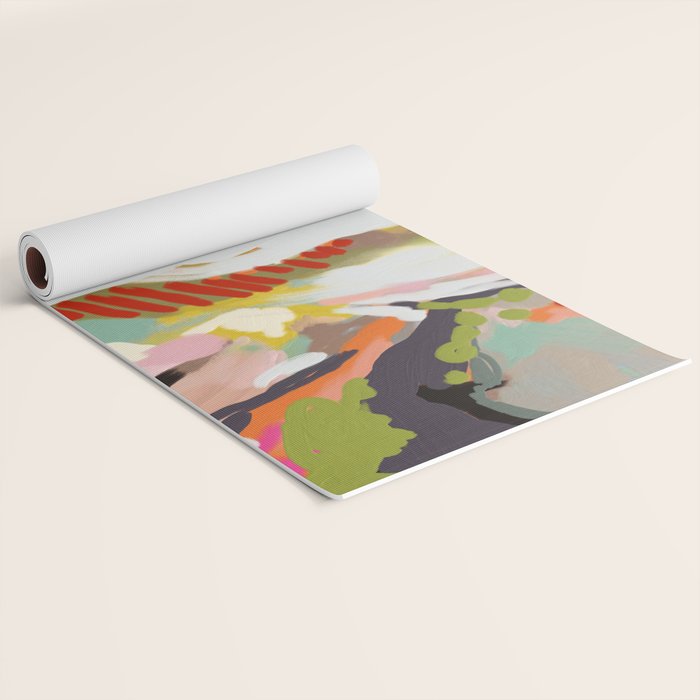 peachy sky Yoga Mat Gallery Image 2