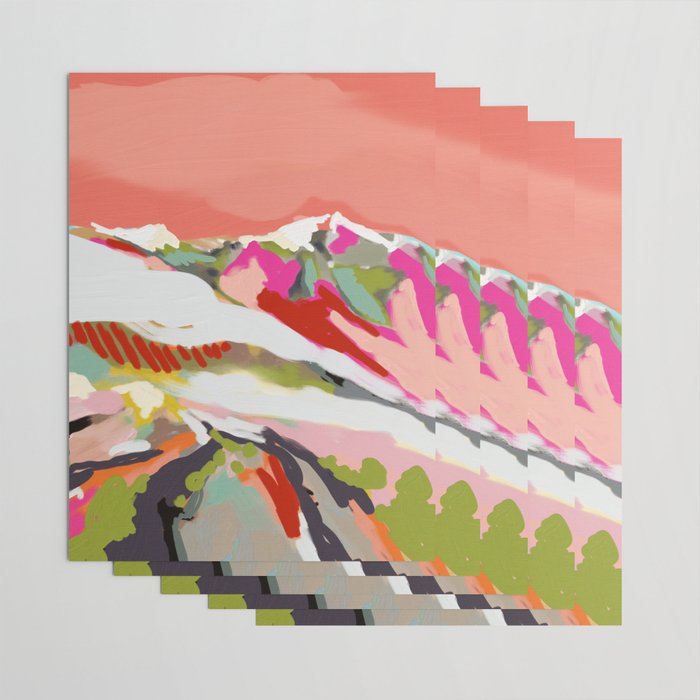 peachy sky Wrapping Paper Gallery Image 3