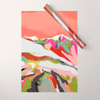 peachy sky Wrapping Paper Gallery Image 1