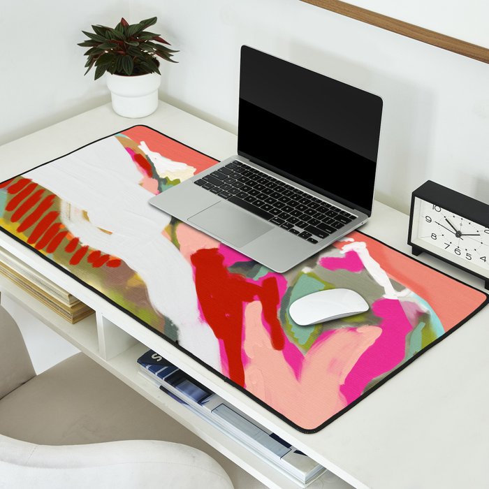 peachy sky Desk Mat Gallery Image 2