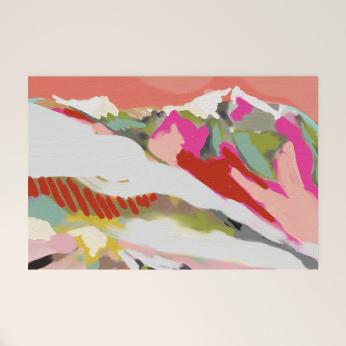 peachy sky Welcome Mat Gallery Image 1