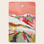 peachy sky Cutting Board Gallery Image 1
