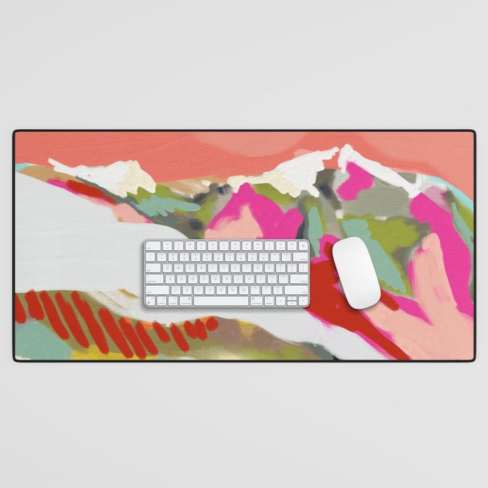 peachy sky Desk Mat Gallery Image 1