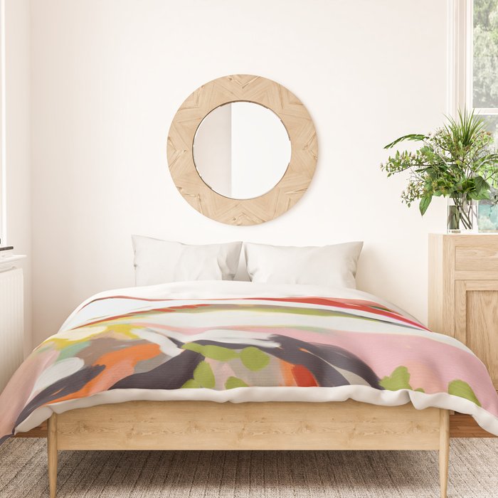 peachy sky Duvet Cover Gallery Image 3