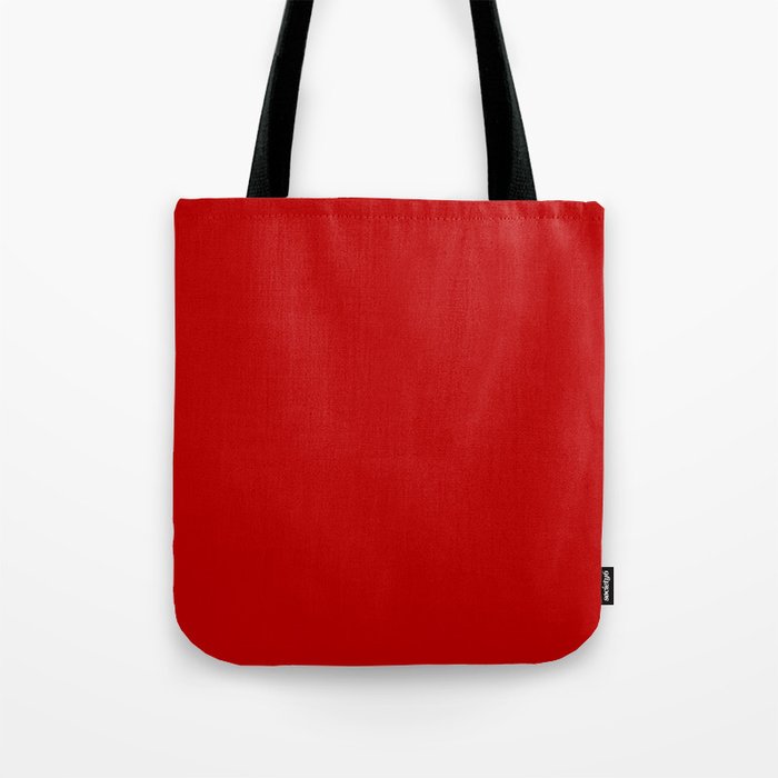 London Red - Plain Color Tote Bag Gallery Image 1