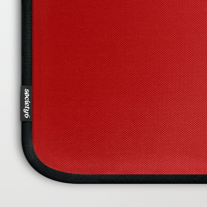 London Red - Plain Color Laptop Sleeve Gallery Image 3