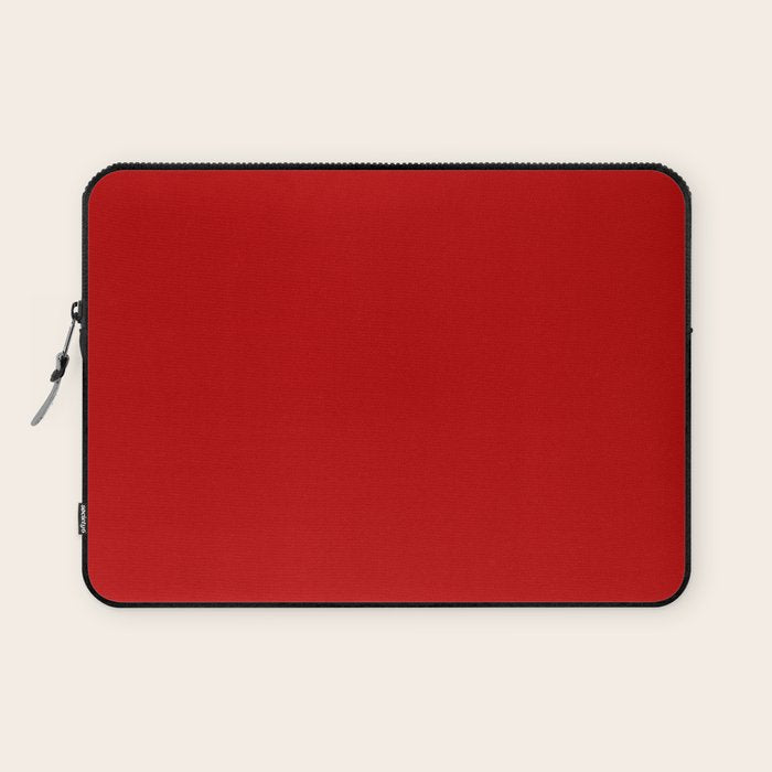 London Red - Plain Color Laptop Sleeve Gallery Image 1