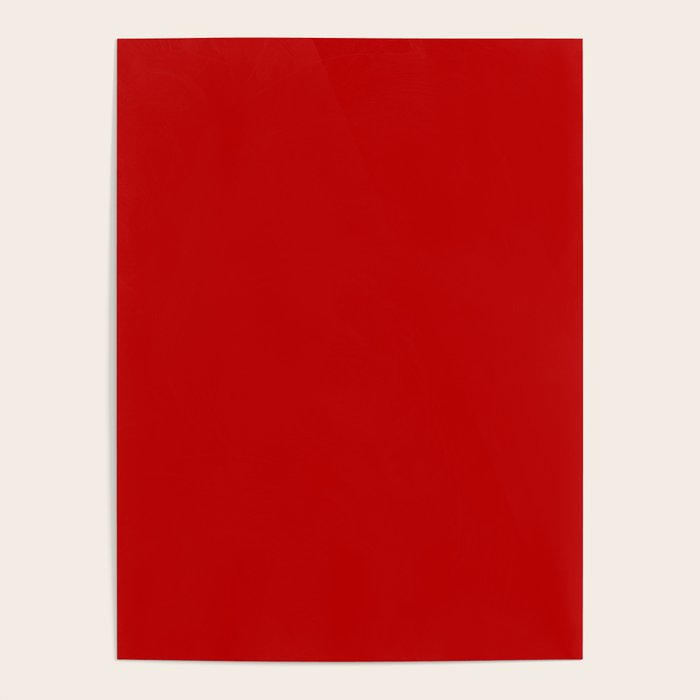 London Red - Plain Color Poster Gallery Image 1