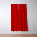 London Red - Plain Color Window Curtain Gallery Image 3