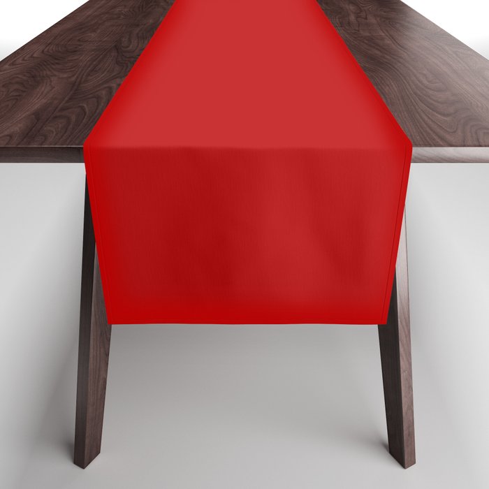 London Red - Plain Color Table Runner Gallery Image 1