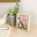 Mommy Kangaroo  Mini Art Print Gallery Image 2