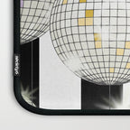 Striped Party Disco Ball black and white Laptop Sleeve Gallery Image 3