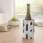 Striped Party Disco Ball black and white Wine Chiller Gallery Image 4