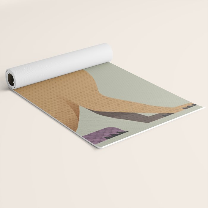 Whimsy European Hare Yoga Mat Gallery Image 2