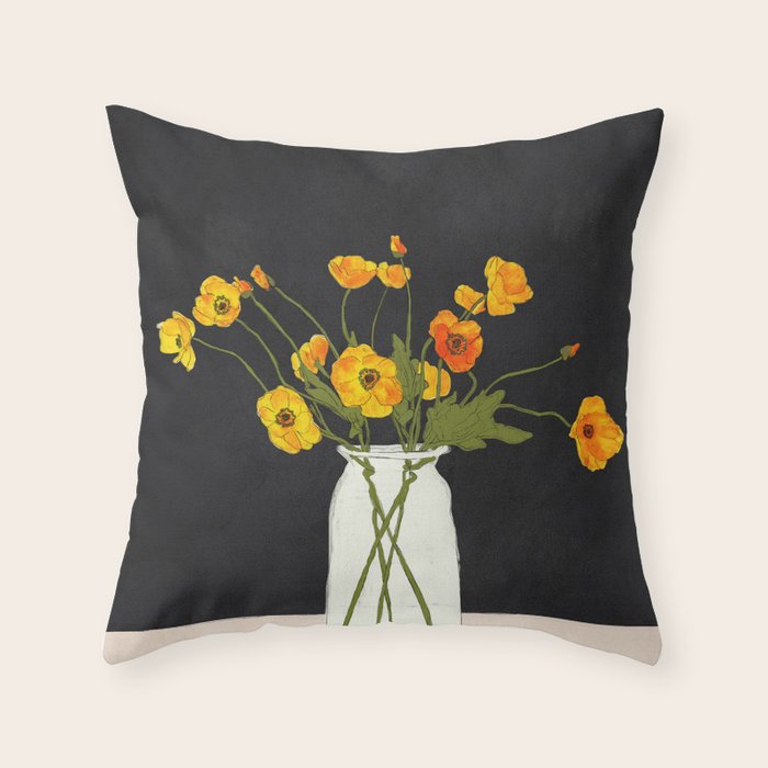 Little Gift Evening Throw Pillow Gallery Image 1