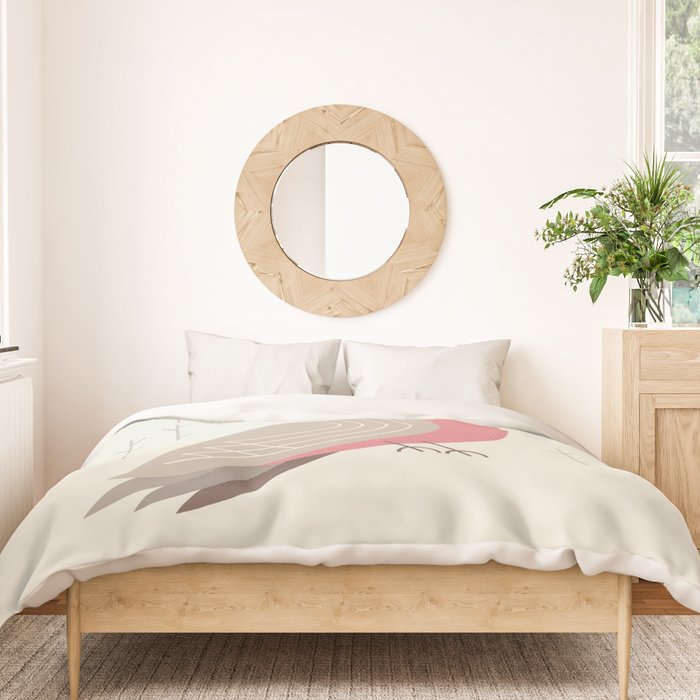 Galah, Bird of Australia Duvet Cover Gallery Image 3