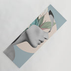Floral Portrait /collage Yoga Mat Gallery Image 1