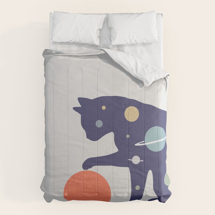 Cat Landscape 51 Comforter Gallery Image 1
