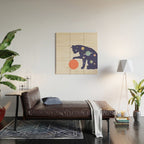 Cat Landscape 51 Wood Wall Art Gallery Image 2