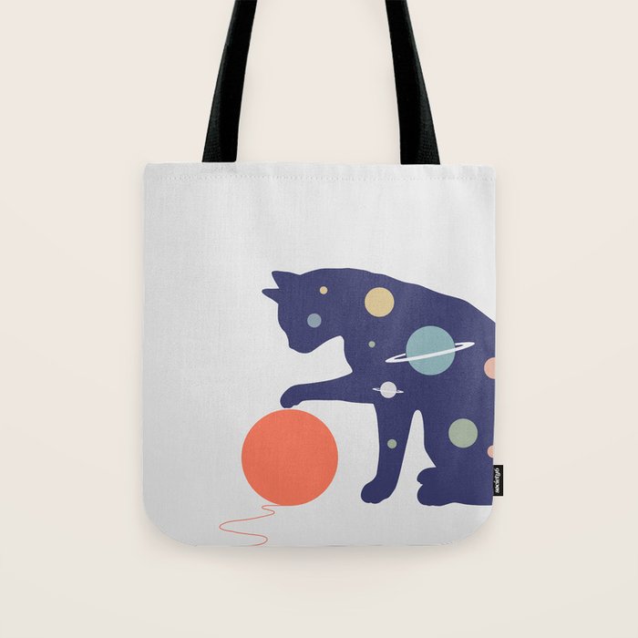 Cat Landscape 51 Tote Bag Gallery Image 1
