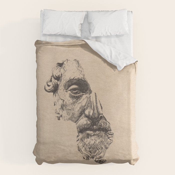 MARCUS AURELIUS ANTONINUS AUGUSTUS / Pencil Duvet Cover Gallery Image 1