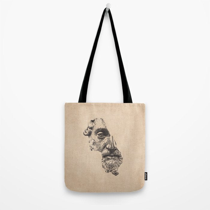 MARCUS AURELIUS ANTONINUS AUGUSTUS / Pencil Tote Bag Gallery Image 2