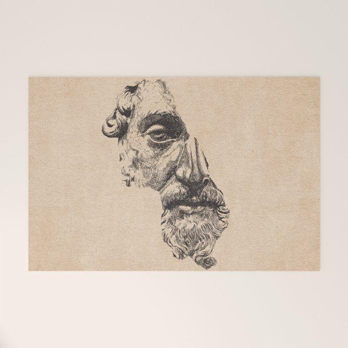 MARCUS AURELIUS ANTONINUS AUGUSTUS / Pencil Welcome Mat Gallery Image 1