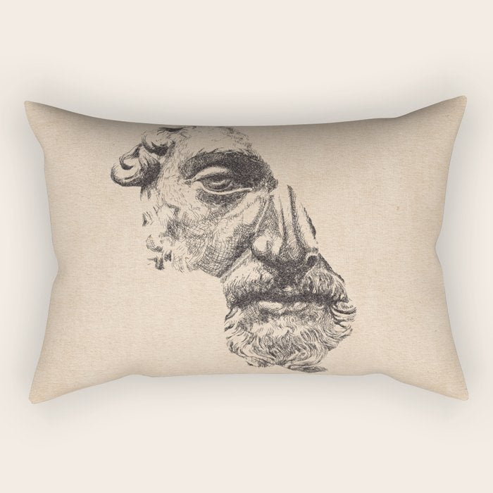 MARCUS AURELIUS ANTONINUS AUGUSTUS / Pencil Rectangular Pillow Gallery Image 2