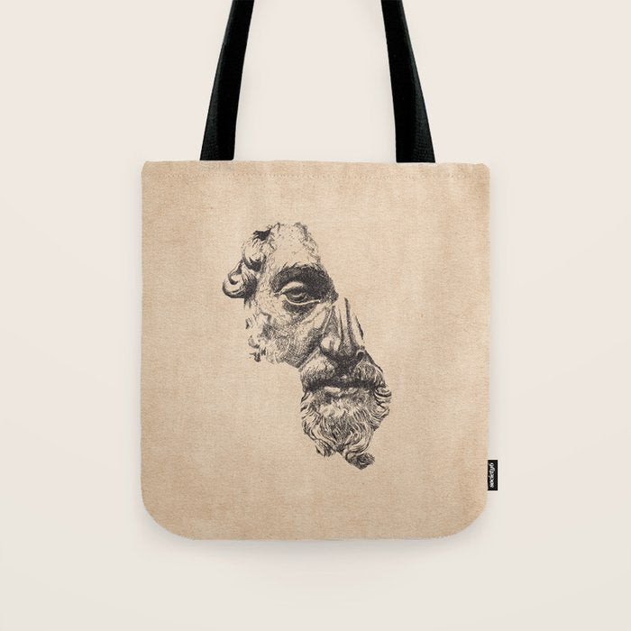 MARCUS AURELIUS ANTONINUS AUGUSTUS / Pencil Tote Bag Gallery Image 1