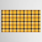 Vintage Yellow Tartan Plaid Pattern Tablecloth Gallery Image 2