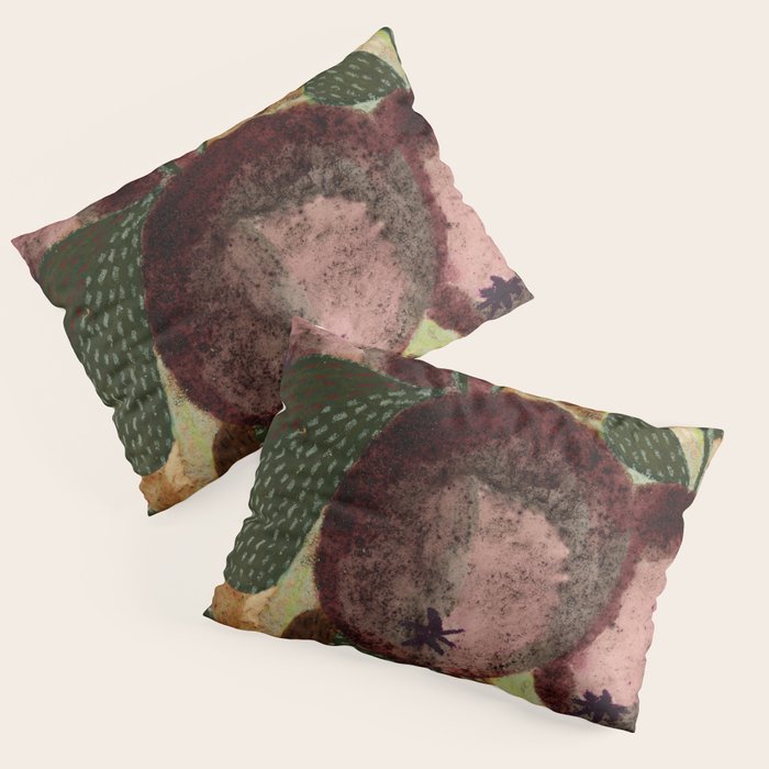 Fall Apple Orchard Painting in Red Delicious Pillow Sham Gallery Image 1