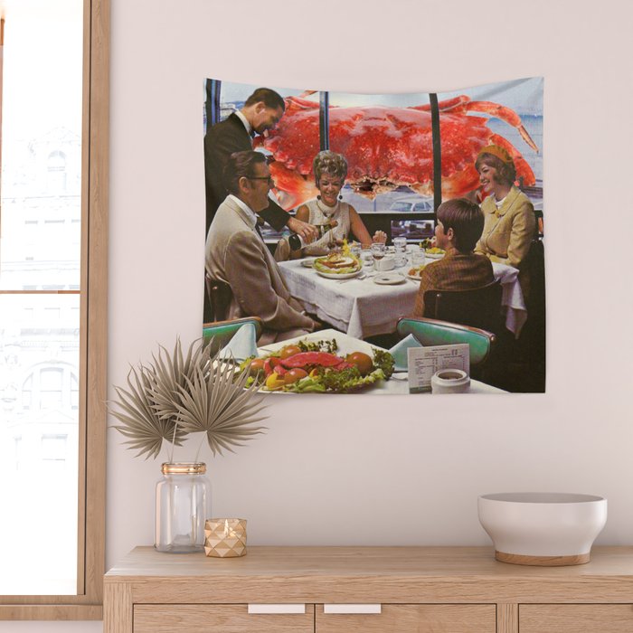 Revenge of the Crabs Wall Tapestry Gallery Image 2