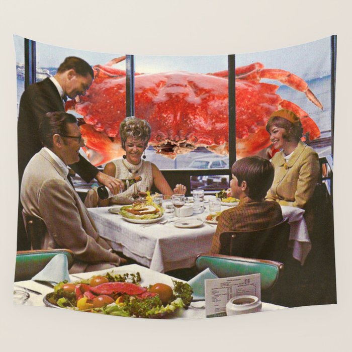Revenge of the Crabs Wall Tapestry Gallery Image 4