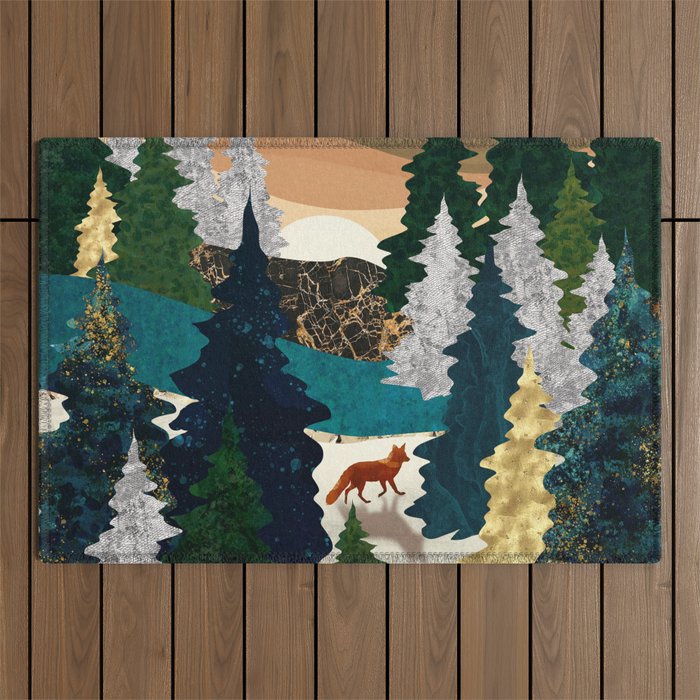 Amber Fox Outdoor Rug Gallery Image 1
