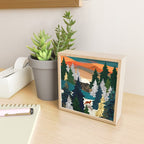Amber Fox Mini Art Print Gallery Image 2