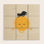 Good Meowâing 8 soulmate sun meditation  Wood Wall Art Gallery Image 1