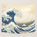 The Great Wave off Kanagawa Wall Tapestry Gallery Image 4