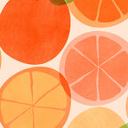 Sunny Oranges Tropical Fruit Illustration Coffee Mug Gallery Image 2