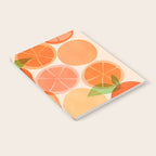 Sunny Oranges Tropical Fruit Illustration Notebook Gallery Image 2