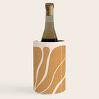 Modern Boho Art Nouveau Floral 2.1 Neutral Sand Wine Chiller Gallery Image 3