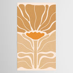 Modern Boho Art Nouveau Floral 2.1 Neutral Sand Tablecloth Gallery Image 2