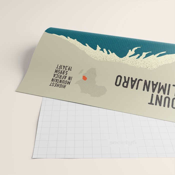 Mount Kilimanjaro Wrapping Paper Gallery Image 2